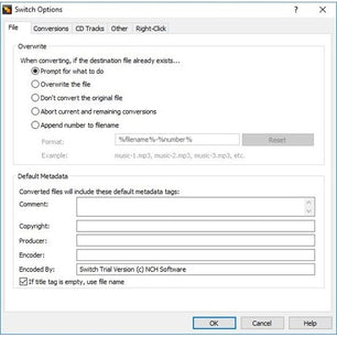 NCH Switch Audio File Converter