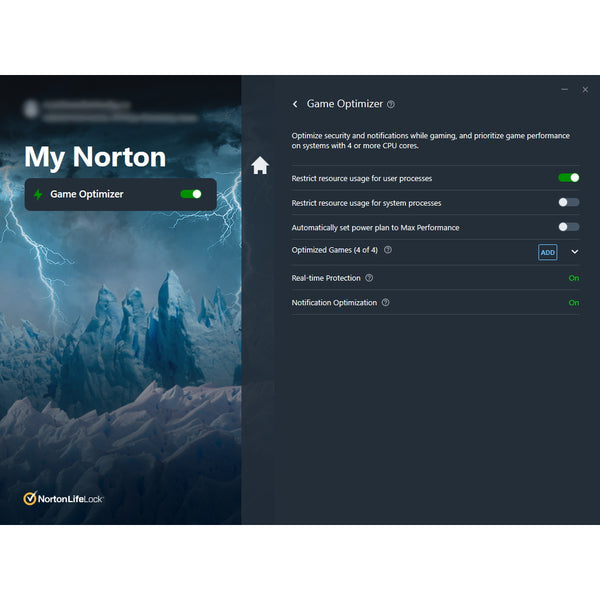 Norton 360 For Gamers