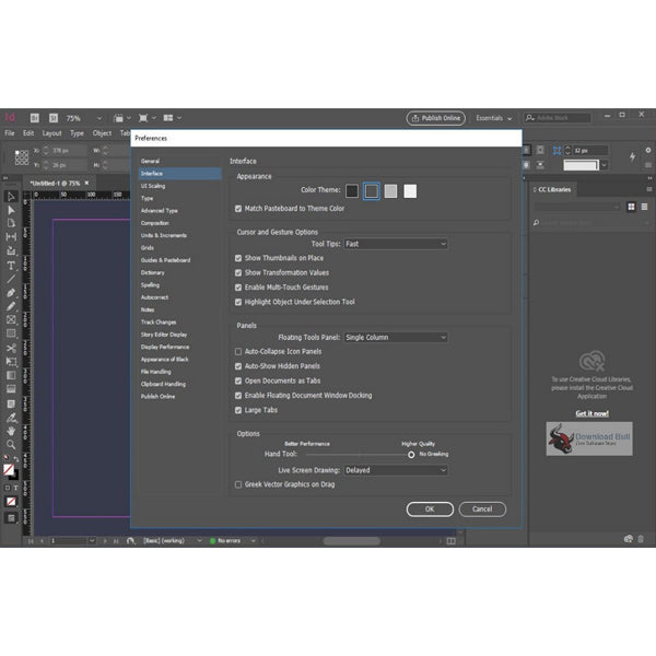 Adobe InDesign CC