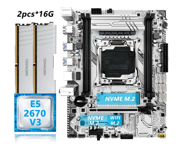 32GB DDR4 Xeon E5 2670 V3 LGA 2011-3 WIFI Desktop Motherboard
