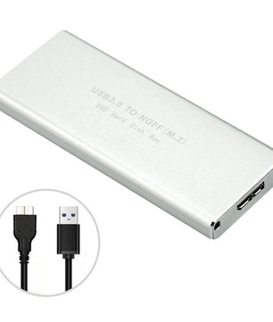 External M.2 USB 3.0 SSD Cooling Metal Case Enclosure