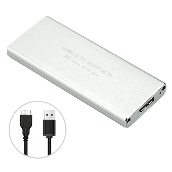 External M.2 USB 3.0 SSD Cooling Metal Case Enclosure