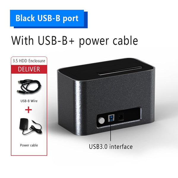 Universal 3.5 Inch HDD USB 2.0/Type-C Hard Disk Enclosure Box