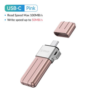 32GB - 256GB Metal USB 3.2 Type C 100MB/s Speed Flash Pen Drive