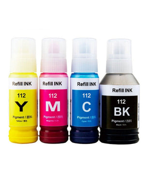 127ml T112 Ink Refill Kit For Epson L6550-L15160/M15140 Printer