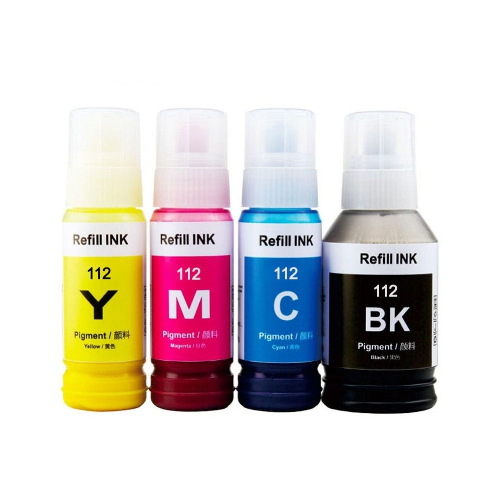 127ml T112 Ink Refill Kit For Epson L6550-L15160/M15140 Printer