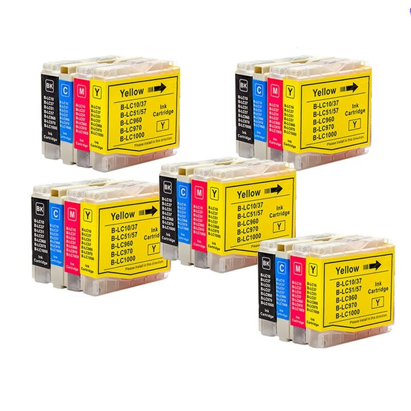 ASW LC10/37/51/57/960/970/1000 Ink Cartridge For Brother DCP-130C DCP-135C