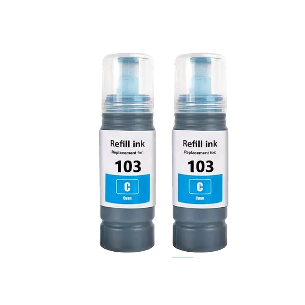 70ml 103 Compatible Ink Refill Kit For Epson EcoTank L1110-L5190 Printer