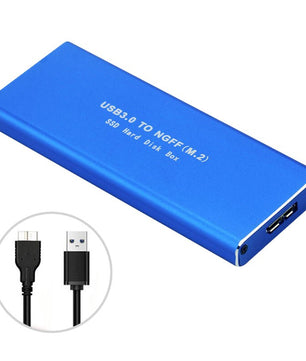 External M.2 USB 3.0 SSD Cooling Metal Case Enclosure