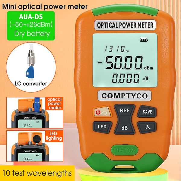 2-IN-1 Hybrid Optic Reflectometer Single Mode Fiber Cable Tester
