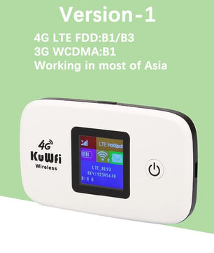 Wireless 150Mbps 4G High Speed 2400Mah Portable LTE Router
