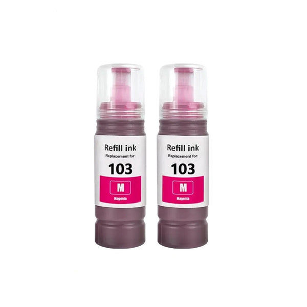 70ml 103 Compatible Ink Refill Kit For Epson EcoTank L1110-L5190 Printer