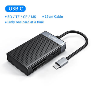 4 In 1 USB 3.0 Type C Card Reader Memory Card Adapter