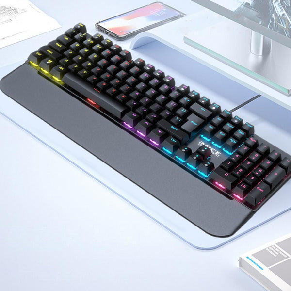 104 Keys Mechanical Gaming Wireless Backlight Reliable Keyboard