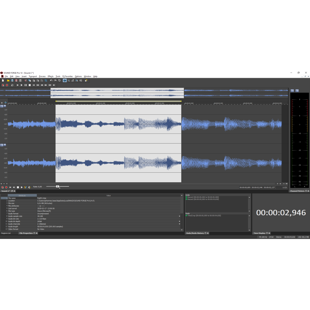 MAGIX SOUND FORGE Pro 18