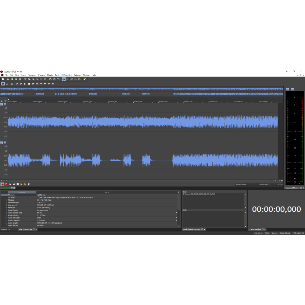 MAGIX SOUND FORGE Pro 18