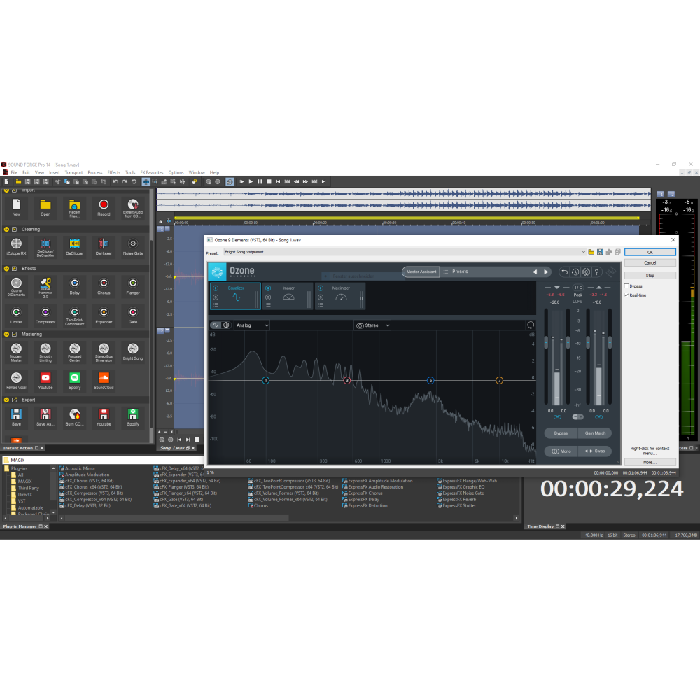 MAGIX SOUND FORGE Pro 18