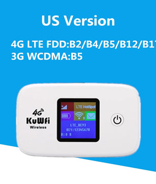 Wireless 150Mbps 4G High Speed 2400Mah Portable LTE Router