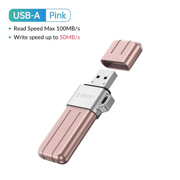32GB - 256GB Metal USB 3.2 Type A 100MB/s Speed Flash Pen Drive