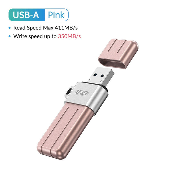 64GB - 512GB Metal USB 3.2 Type A 411MB/s Speed Flash Pen Drive
