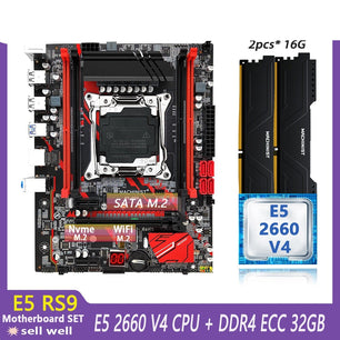 LGA 2011-3 Intel Xeon E5 2660 V4 DDR4 32GB RAM Motherboard Set