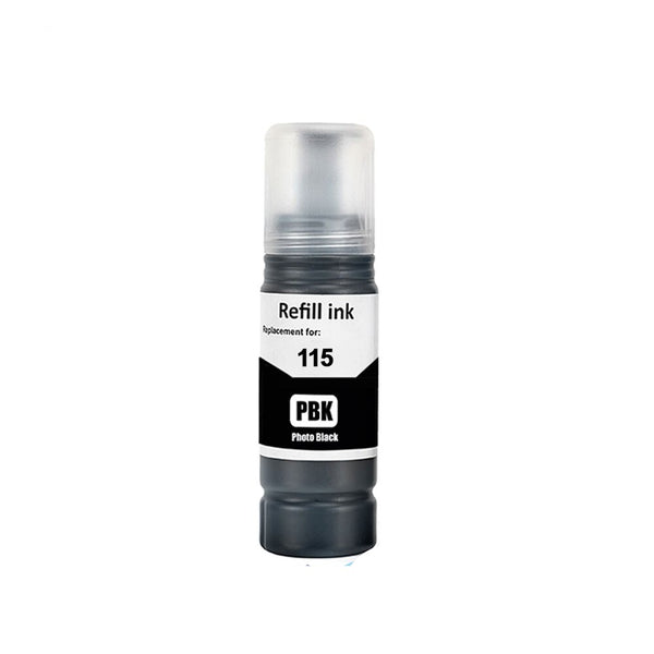 70ml Compatible T115 Refill Ink Bottle For Epson EcoTank L8160/L8180 Printer