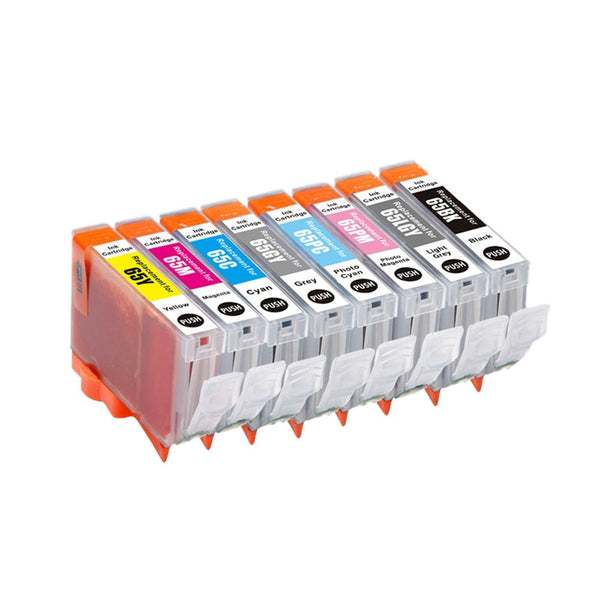 CLI65 Ink Cartridge For Canon PIXMA Pro 200 Pro-200 Printer