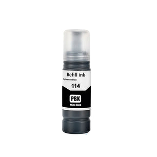 70ml Compatible T114 Refill Ink Bottle For Epson EcoTank ET-8500/ET-8550