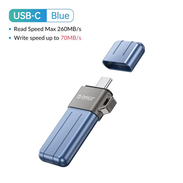 32GB - 256GB Metal USB 3.2 Type C 260MB/s Speed Flash Pen Drive