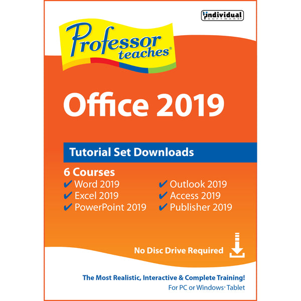 Professor Teaches Office 2019
