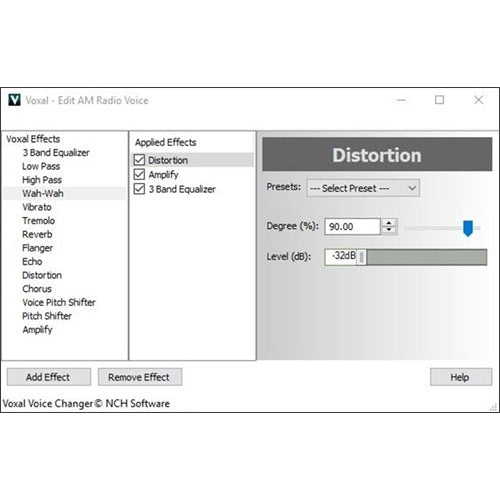 NCH Voxal Voice Changer