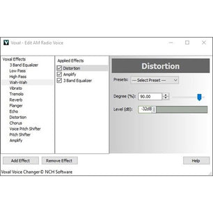 NCH Voxal Voice Changer