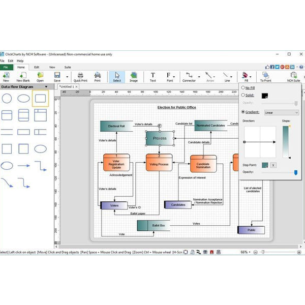 NCH ClickCharts Diagram & Flowchart | JDStore Tech