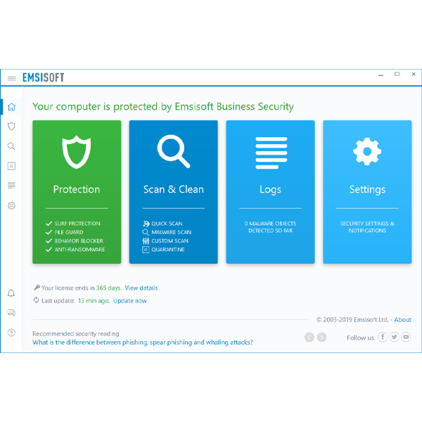 Emsisoft Business Security