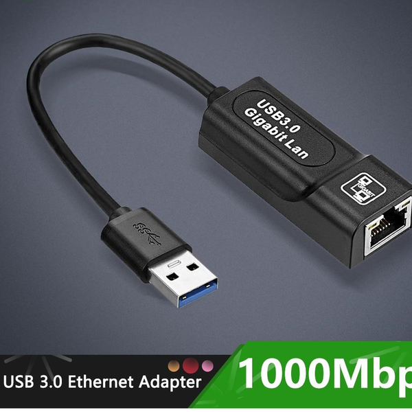 USB 3.0 Type-C to RJ45 Network LAN Ethernet Adapter
