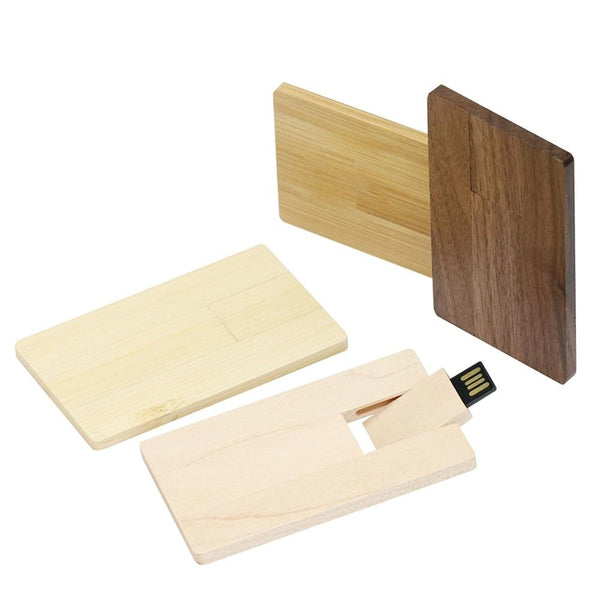 8GB To 256GB Wooden Flash Card High Capacity Pen Drive