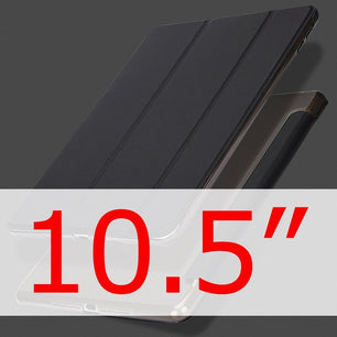 Leather Shockproof Back Stand Support Bifold Tablet Cover