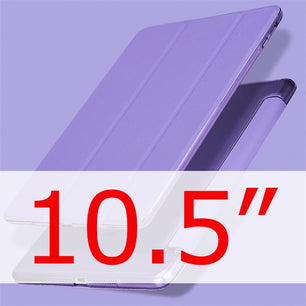 Leather Shockproof Back Stand Support Bifold Tablet Cover