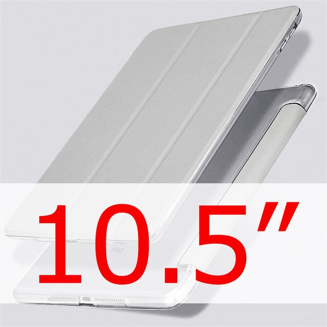 Leather Shockproof Back Stand Support Bifold Tablet Cover