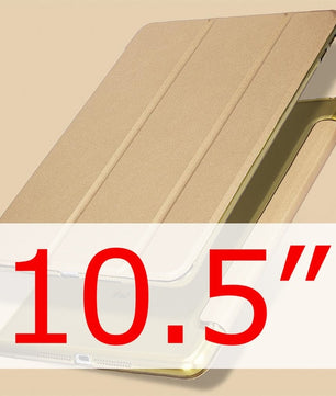 Leather Shockproof Back Stand Support Bifold Tablet Cover