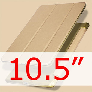 Leather Shockproof Back Stand Support Bifold Tablet Cover