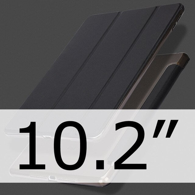 Leather Shockproof Back Stand Support Bifold Tablet Cover