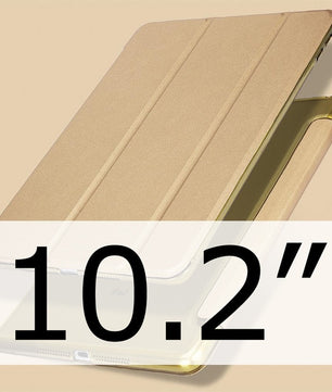 Leather Shockproof Back Stand Support Bifold Tablet Cover