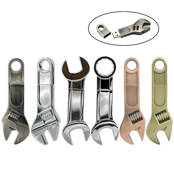 8GB to 256GB Alloy High Capacity Memory Wrench Pen Drive