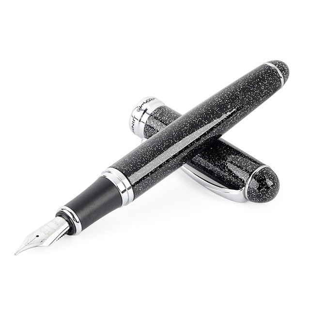 Stainless Steel Fountain Medium Nib Ink Office Pen