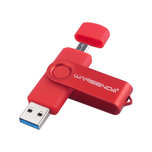 8GB to 256GB Micro USB 3.0 High Capacity Swivel Pen Drive