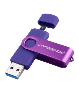 8GB to 256GB Micro USB 3.0 High Capacity Swivel Pen Drive