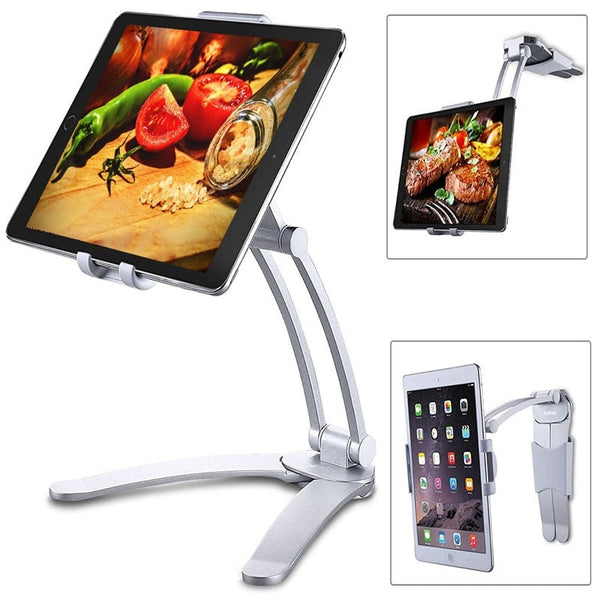 Metal Bracket Tablet Holder And Wall Desk Stand For Tablet