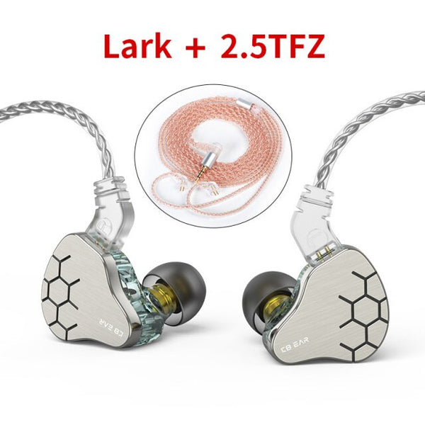 In-Ear Hybrid Driver Metal Bass Wired Gaming Earphone 