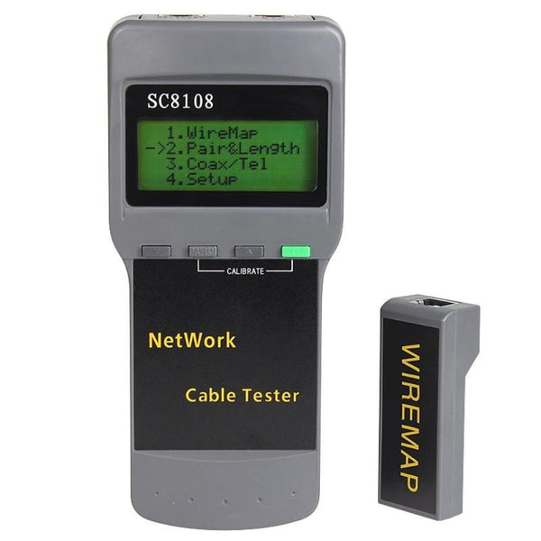 Wireless Capacity Time Current Voltage Meter Detector Display Safety Tester
